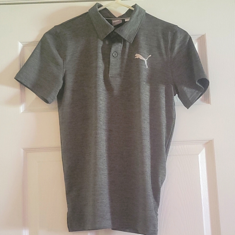 Boys- Puma short sleeve/collar Golf shirt